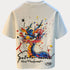Premium Summer Graffiti Painted Men T-shirt